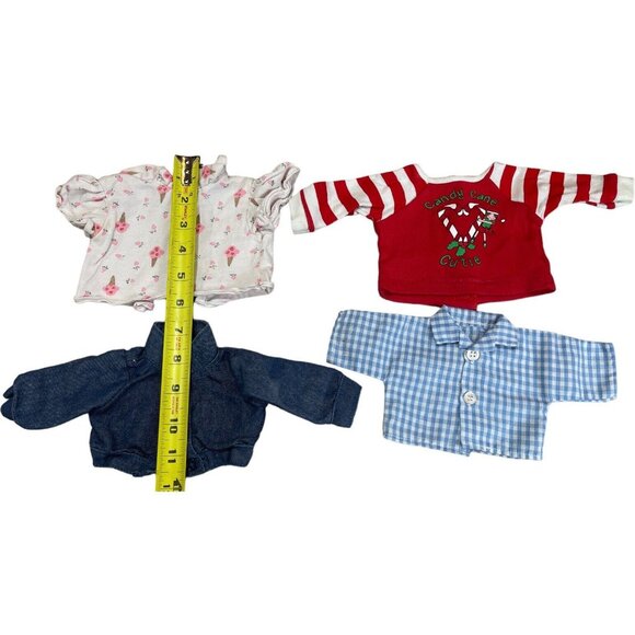 Lot Assorted Medium-Small Doll Clothes Flower Tutu Skirt Dress Pants Lot of 15 - Picture 5 of 6